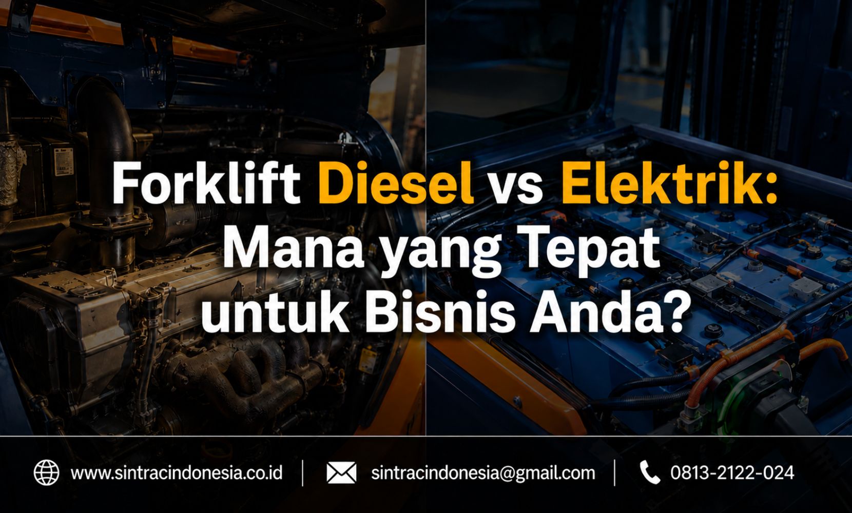 forklift diesel vs elektrik