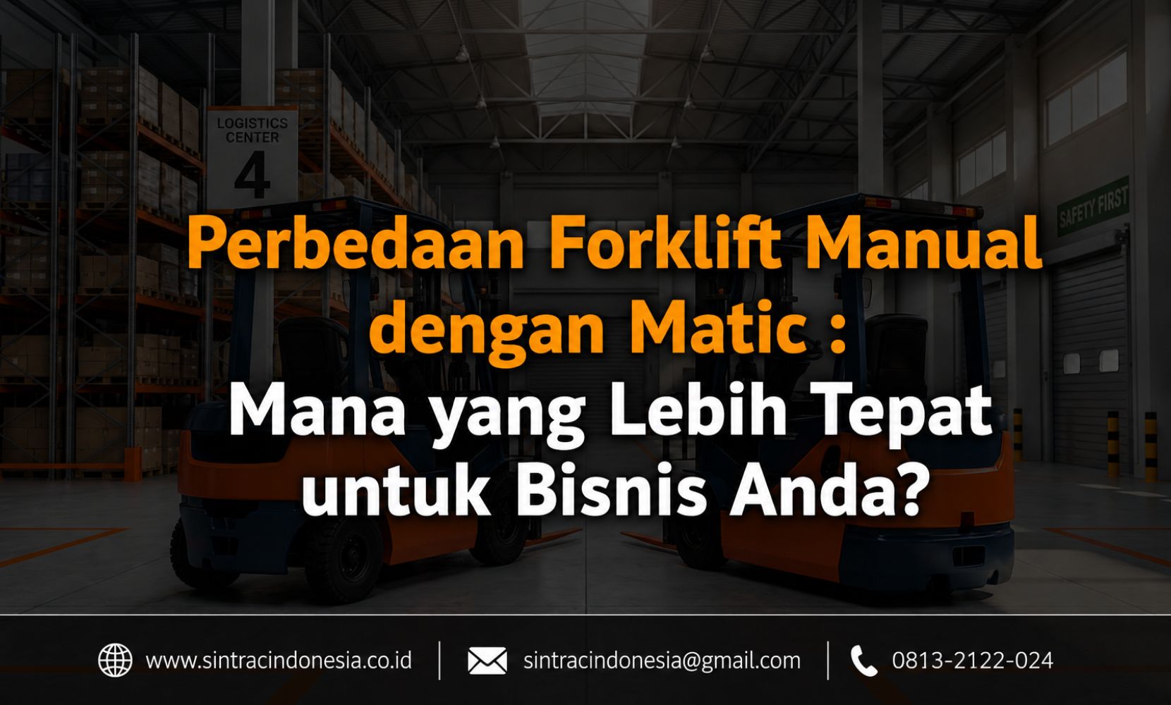 perbedaan forklift manual dengan matic